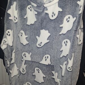 Gray Ghost Oversize Hoodie